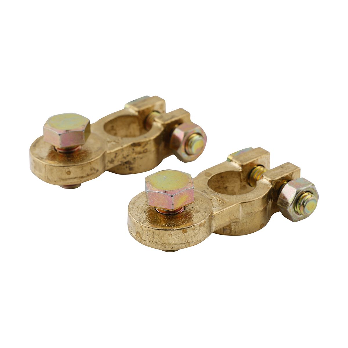 Century Battery Terminal, Solid Brass, Stud Type - Heavy Duty - 2 Pack, , scaau_hi-res