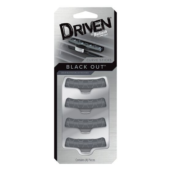 Driven Vent Stick Air Freshener Black Out 4 Pack Supercheap Auto