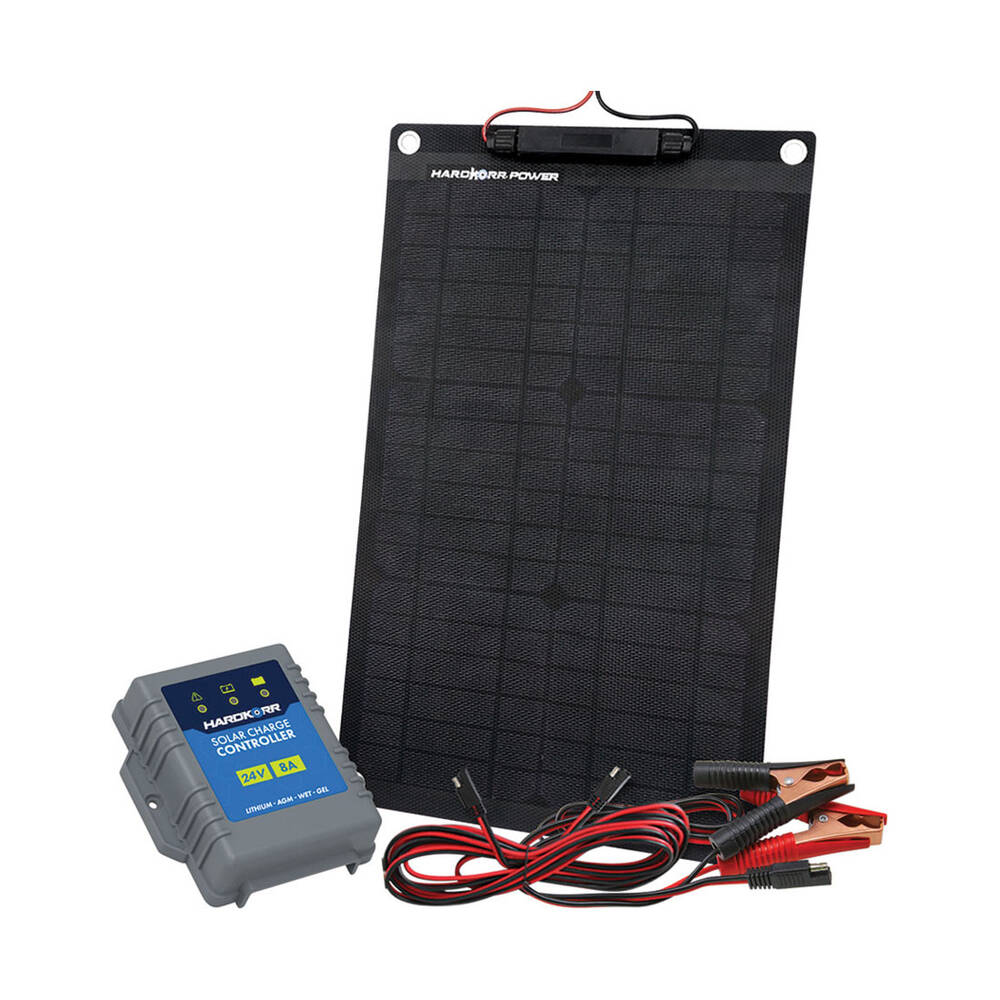 HardKorr 15W 24V Solar Trickle Charger Supercheap Auto