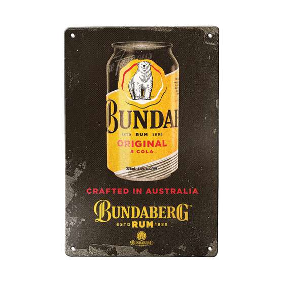 Bundaberg Can Tin Sign, , scaau_hi-res