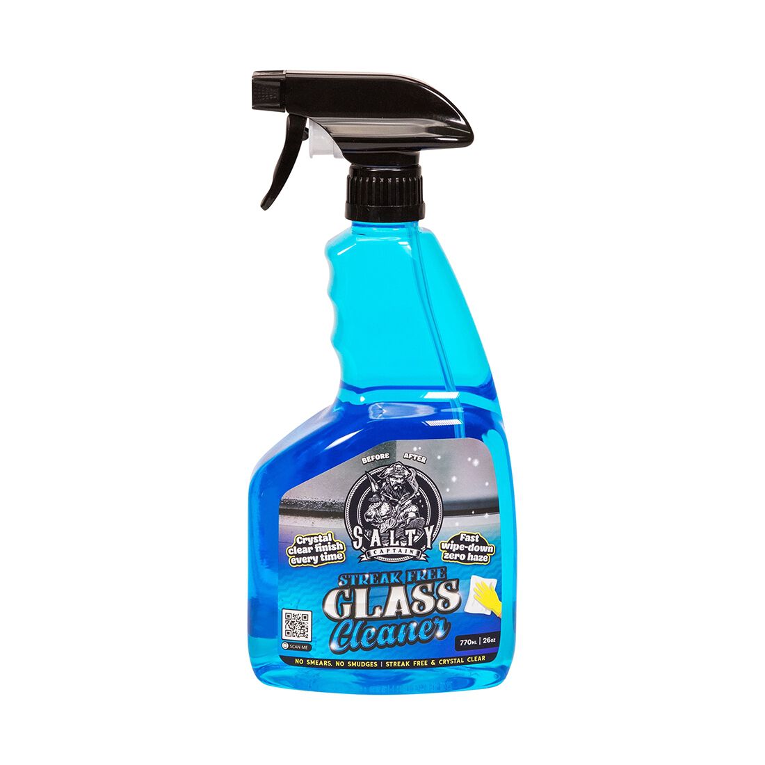 Salty Captain Glass Cleaner 770ml, , scaau_hi-res