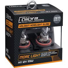 Calibre Headlight Globe Plus 90 H11 12V 55W, , scaau_hi-res