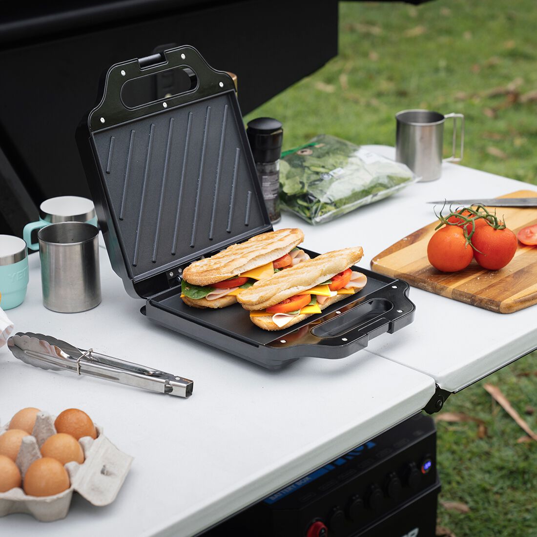 Hardkorr Sandwich Press Grill 12V, , scaau_hi-res