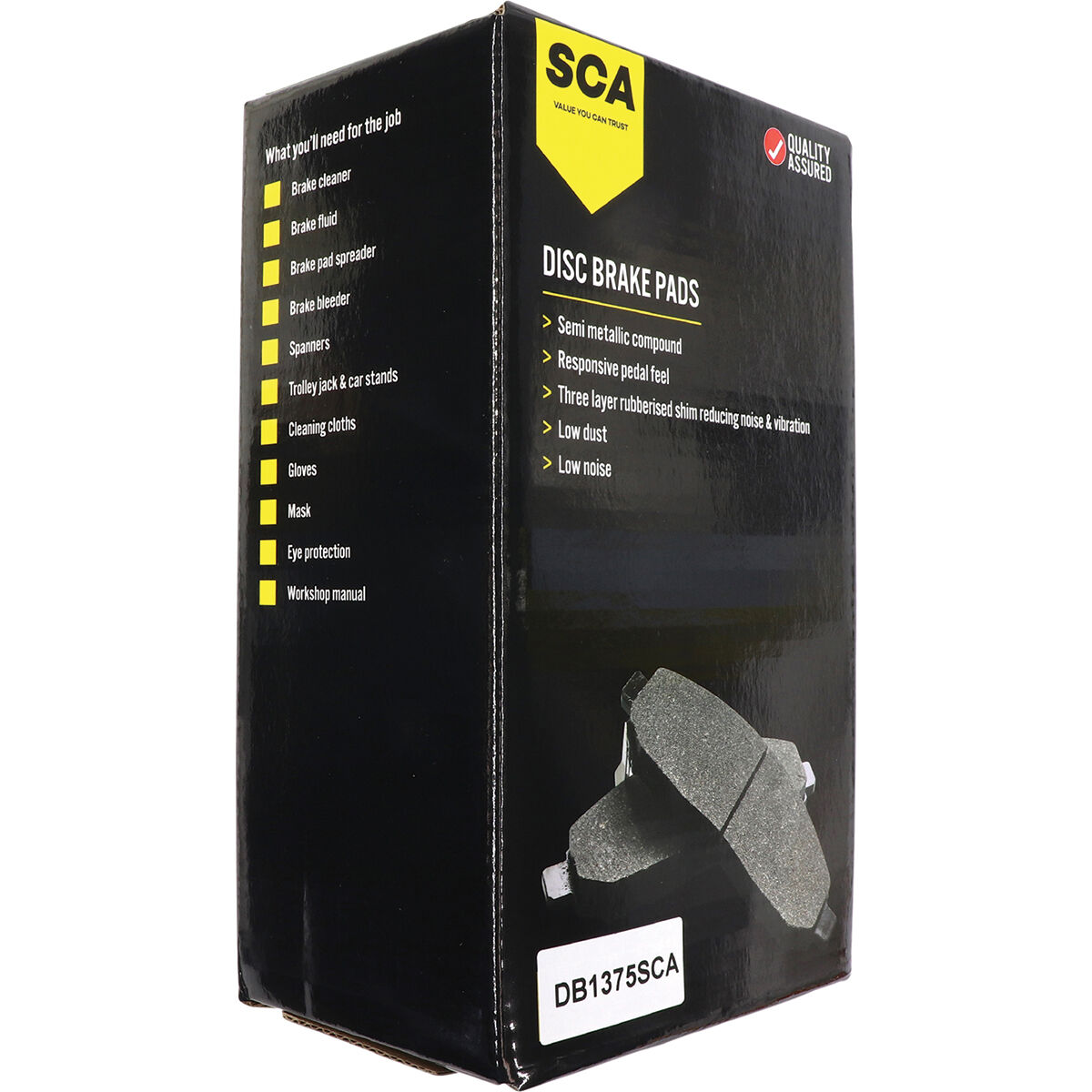 SCA Disc Brake Pads DB1375SCA, , scaau_hi-res