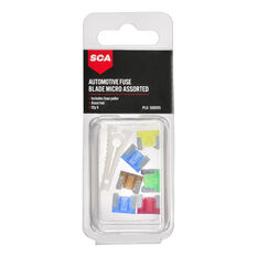 SCA Automotive Fuses - Micro Blade Assorted,  6 Pack, , scaau_hi-res