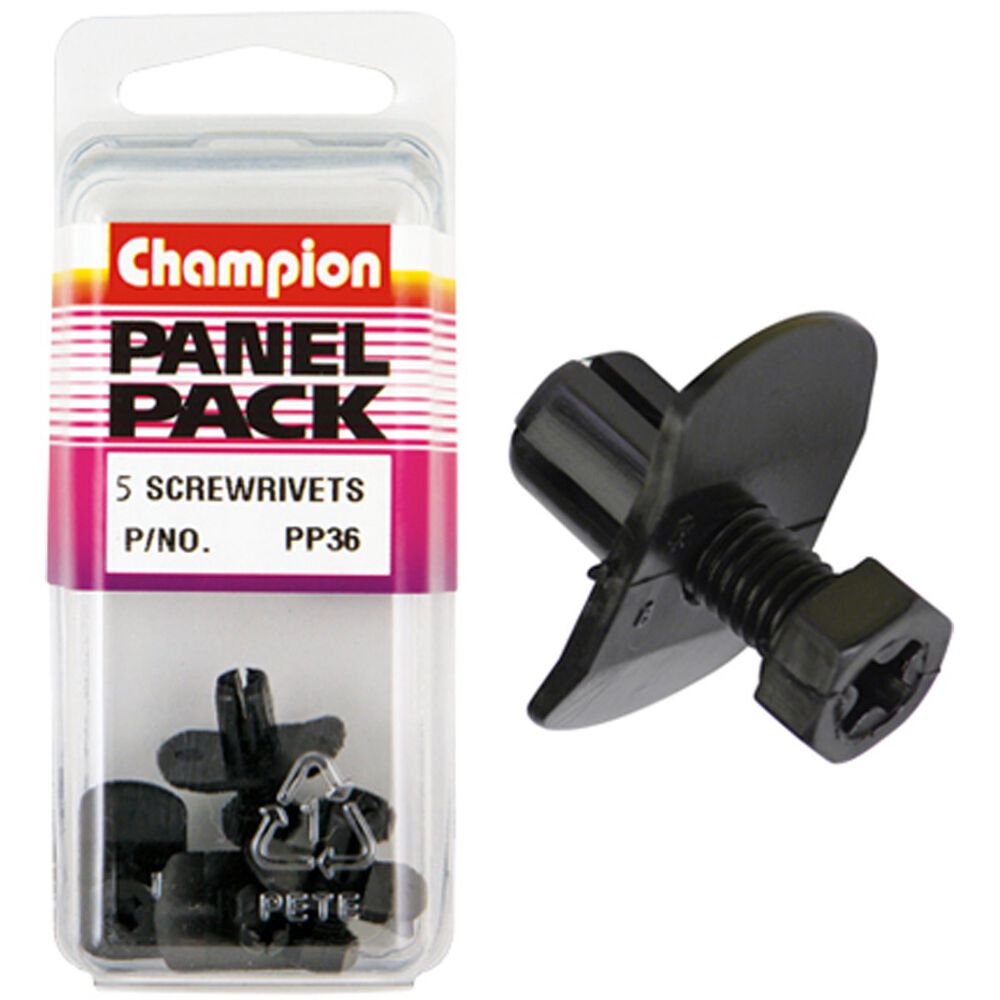 Champion Screw Rivets PP36, Panel Pack Supercheap Auto