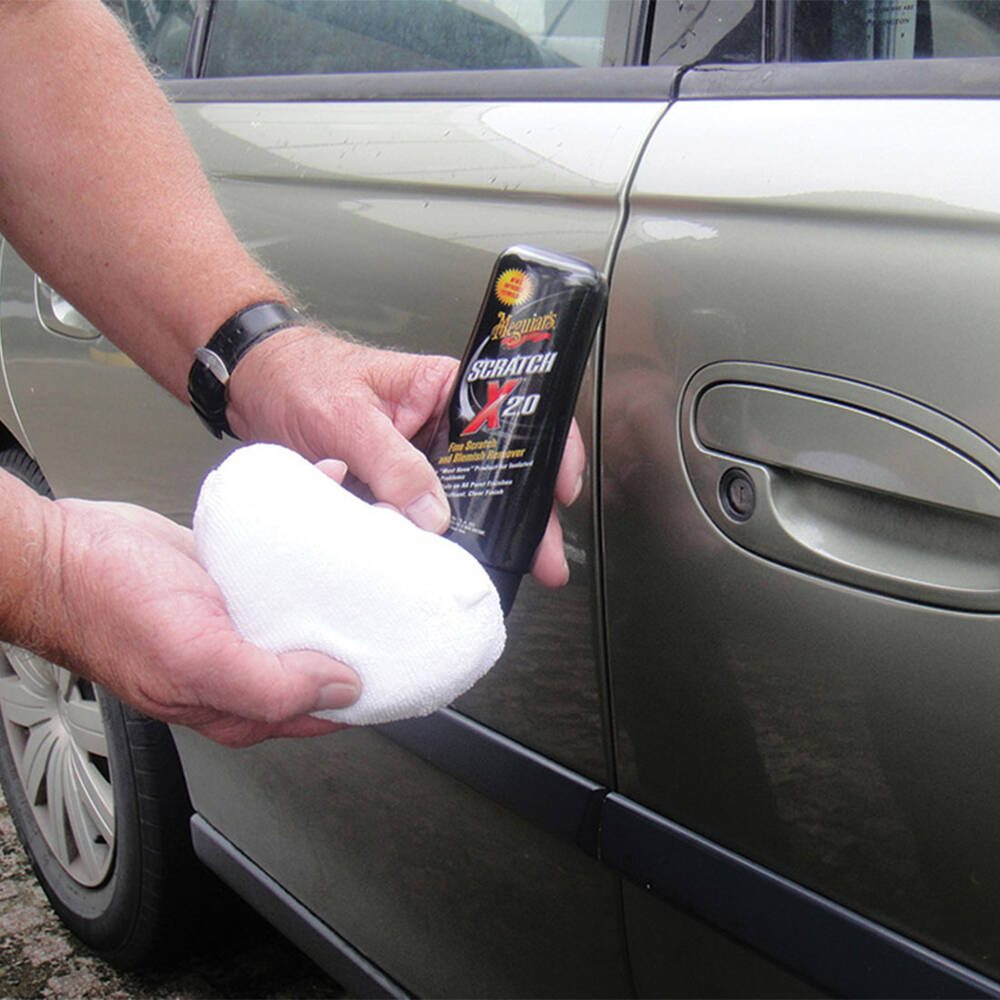 Meguiar's Scratch X 2.0 Fine Scratch Blemish Remover – 7 Fl Oz, Now With Wax Protection, Made USA