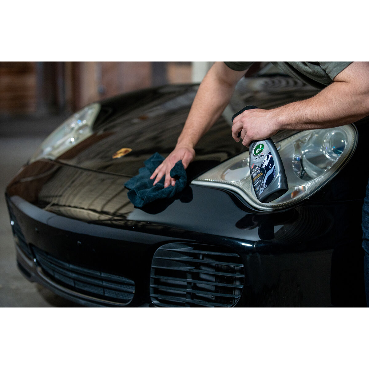 Turtle Wax Hybrid Solutions Ceramic Black Spray Wax 473mL, , scaau_hi-res