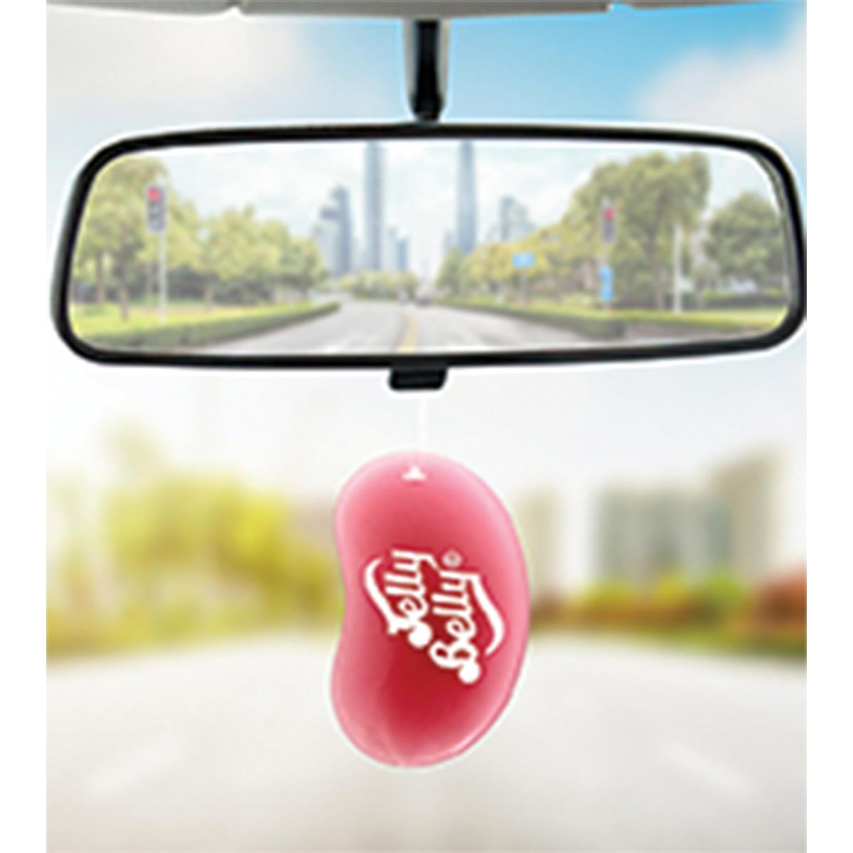 Jelly Belly 3D Air Freshener Strawberry Daiquiri, , scaau_hi-res