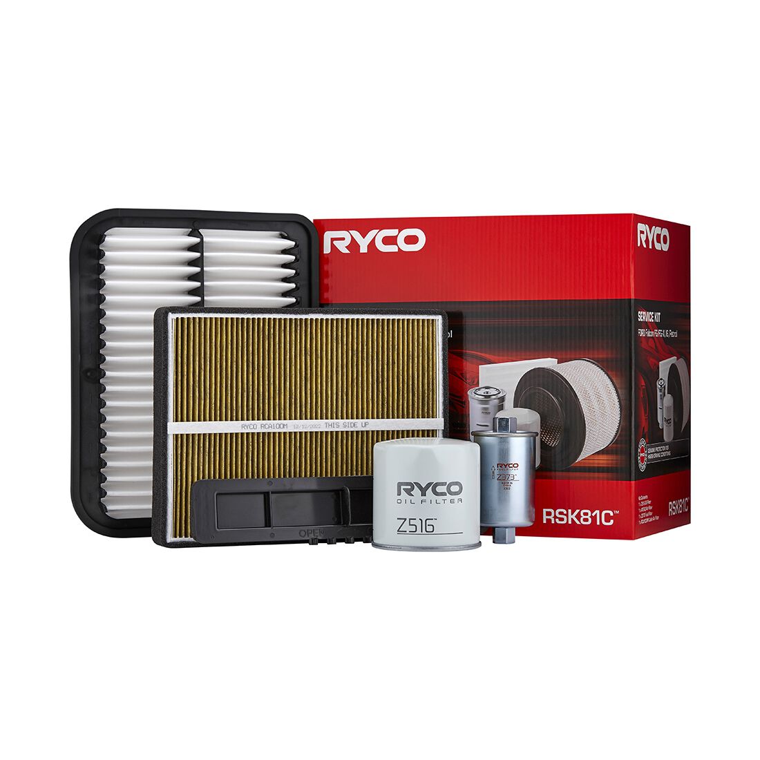 Ryco Filter Service Kit Includes Cabin Air Filter - RSK81C, , scaau_hi-res