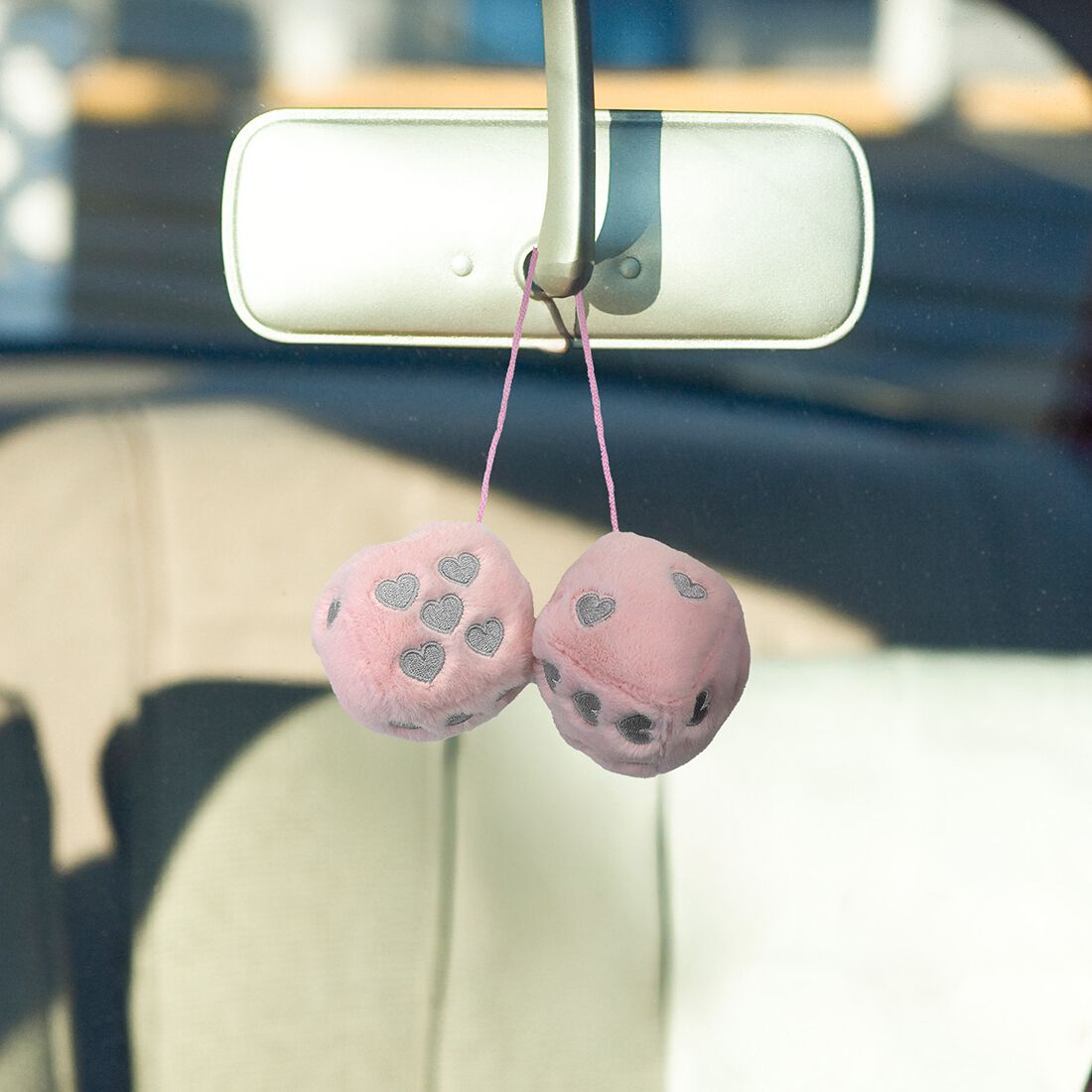 Juicy Couture Fluffy Dice - Pink, , scaau_hi-res