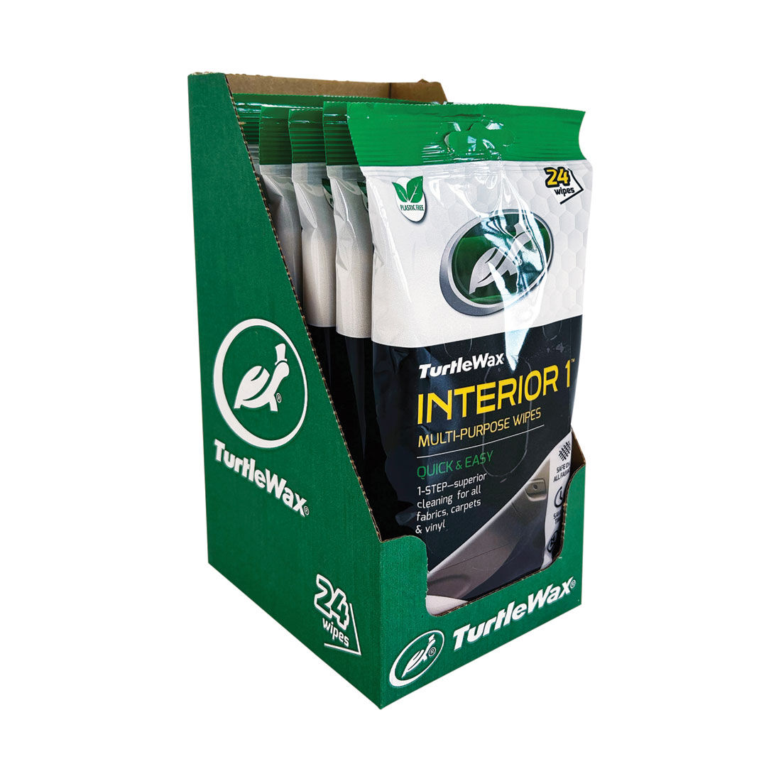 Turtle Wax Interior Wipes 24 Pack, , scaau_hi-res