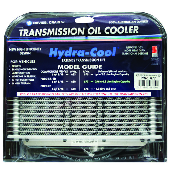 Davies Craig Hydra Cool Transmission Oil Cooler Universal 6 Cylinder Supercheap Auto