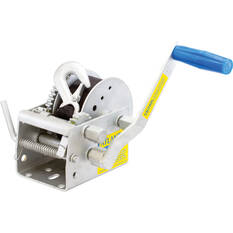 Atlantic Marine Winch 10:1/5:1/1:1 Webbing Strap S Hook 7.5m 1135kg, , scaau_hi-res