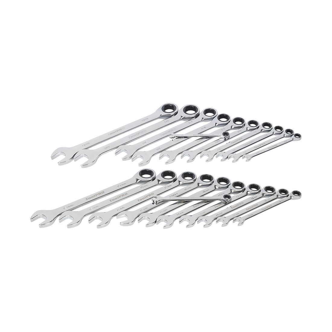 ToolPRO Ratchet Spanner Set BMC 22 Piece, , scaau_hi-res