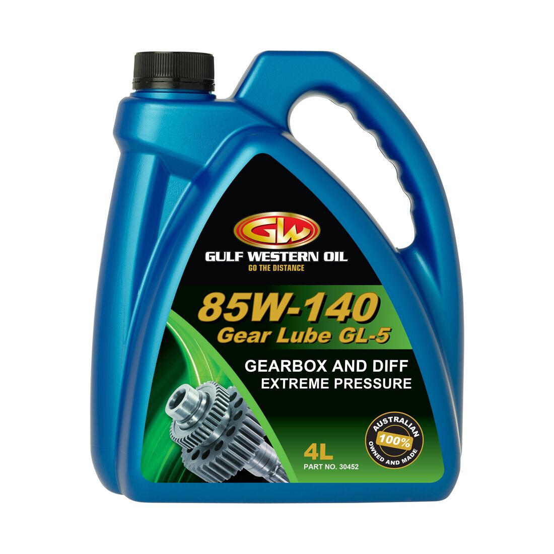 Gulf Western Gear Oil - 85W-140, 4 Litre, , scaau_hi-res
