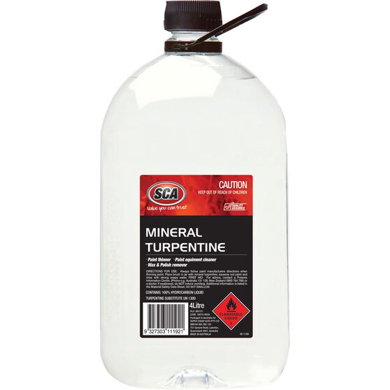 Sca Mineral Turpentine 4 Litre Supercheap Auto