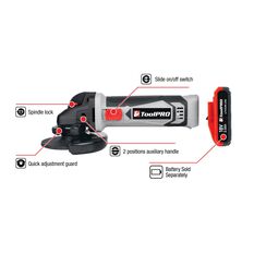 ToolPRO Angle Grinder Skin 18V, , scaau_hi-res