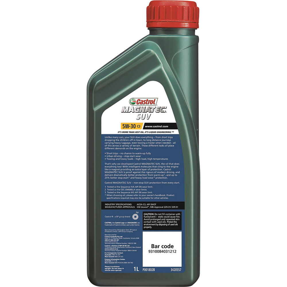 Castrol MAGNATEC SUV C3 Engine Oil 5W30 1 Litre Supercheap Auto