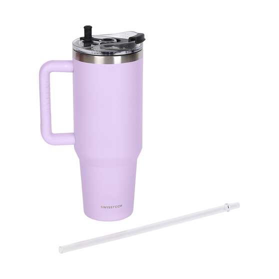 Swiss Tech Quencher Cup - 40oz/1180ml, Lilac, , scaau_hi-res
