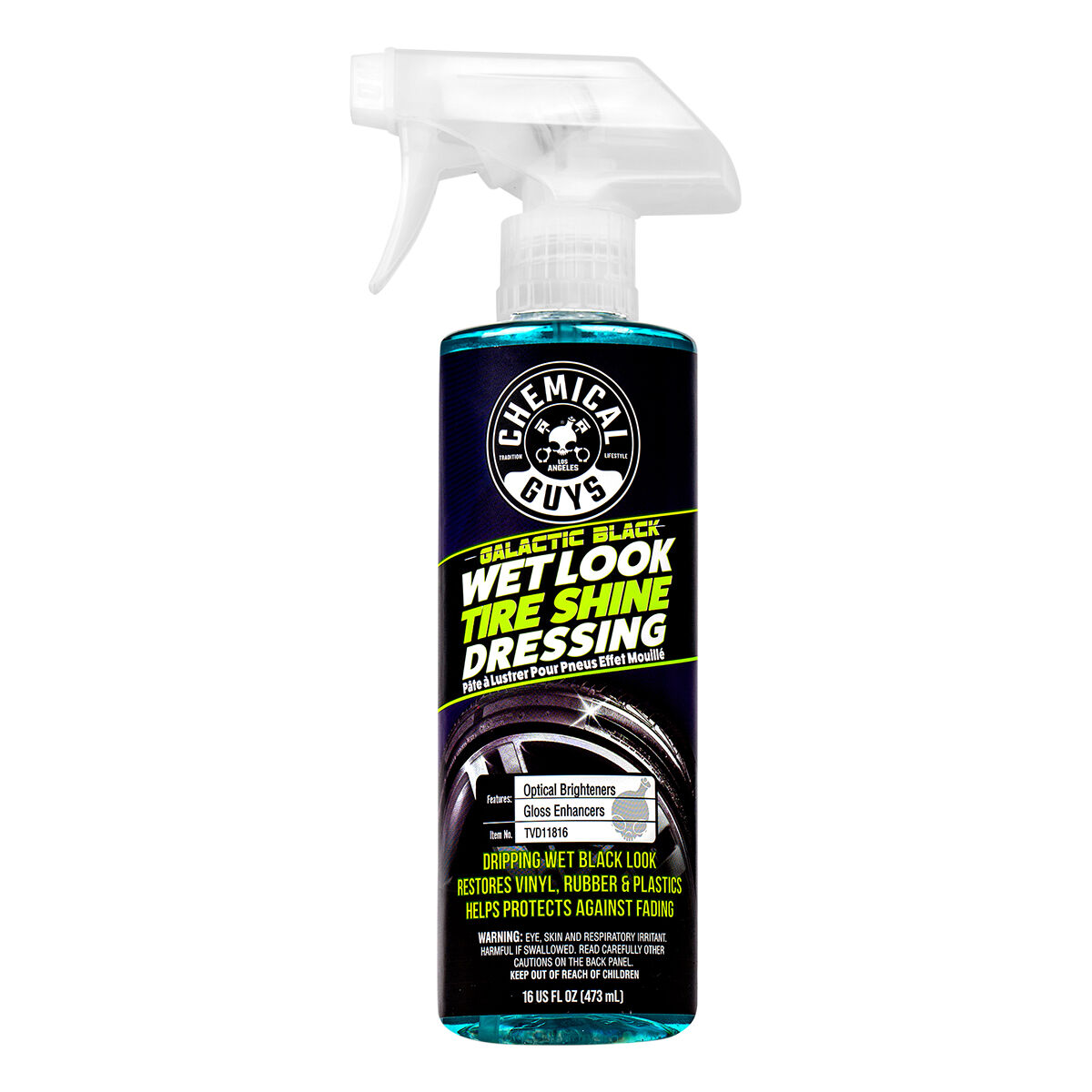Chemical Guys Galactic Black Wet Look Tyre Shine Dressing 473mL, , scaau_hi-res