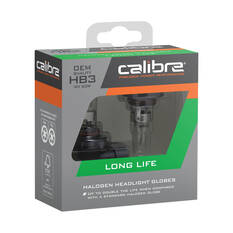 Calibre Long Life Headlight Globes - HB3, 12V 60W, CALLHB3, , scaau_hi-res