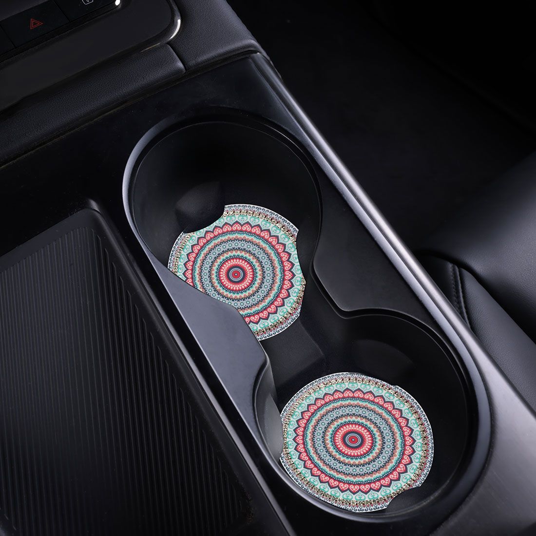 Cabin Crew Drink Coasters Aqua/Pink/Bling, , scaau_hi-res