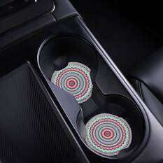 Cabin Crew Drink Coasters Aqua/Pink/Bling, , scaau_hi-res