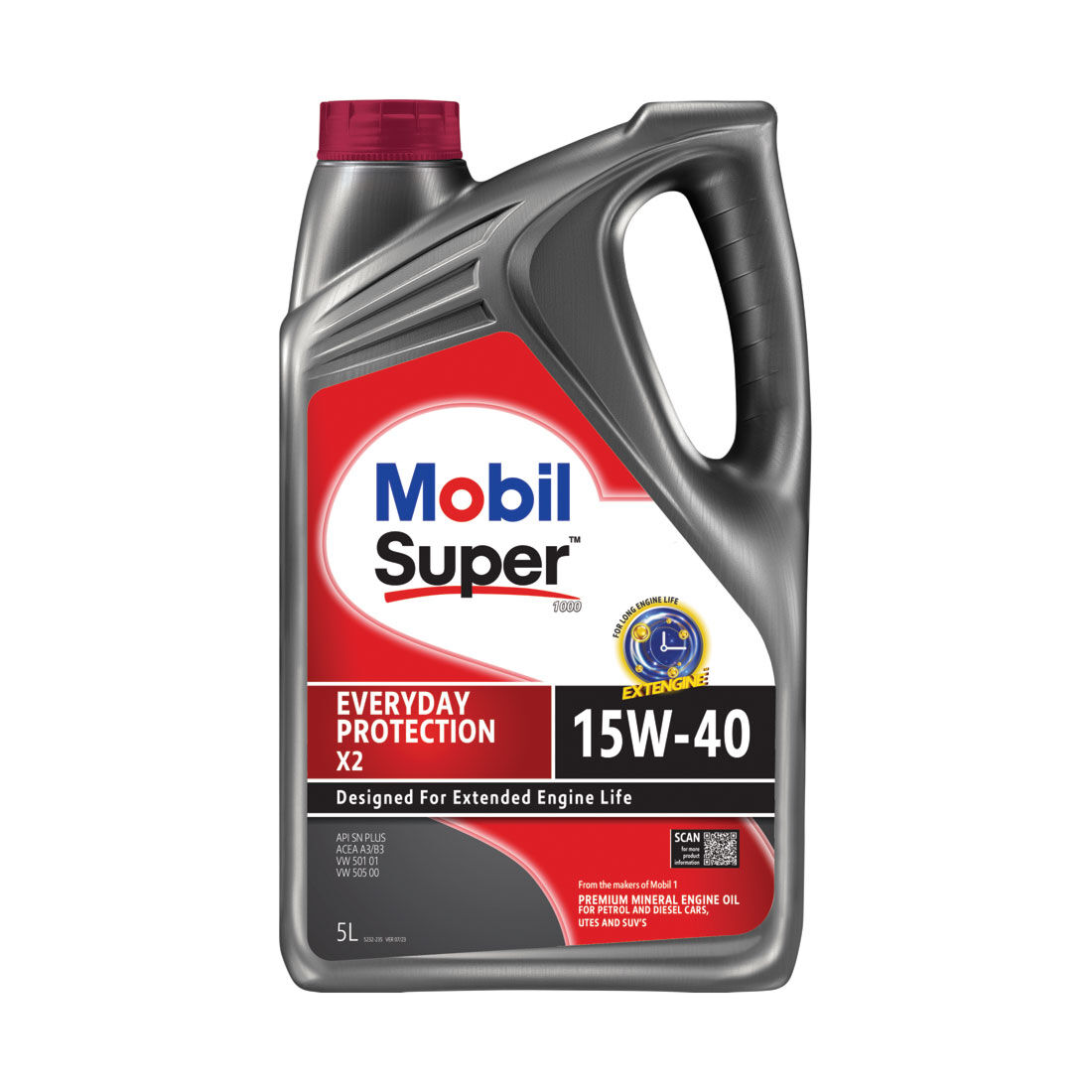 Mobil Super Everyday Protection X2 15W 40 Engine Oil 5 Litre Supercheap Auto