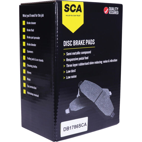 SCA Disc Brake Pads DB1786SCA, , scaau_hi-res