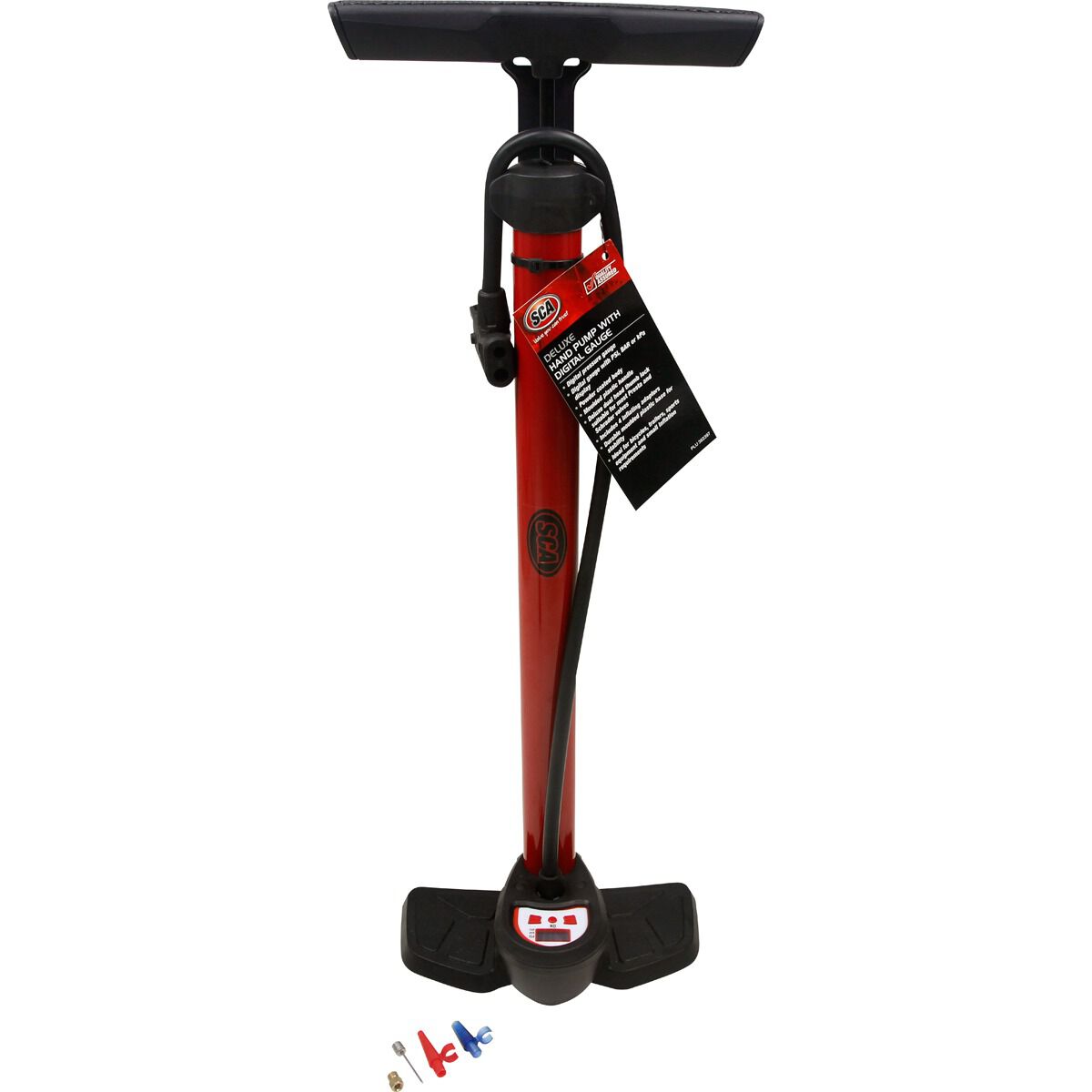 Hand outlet bike pump