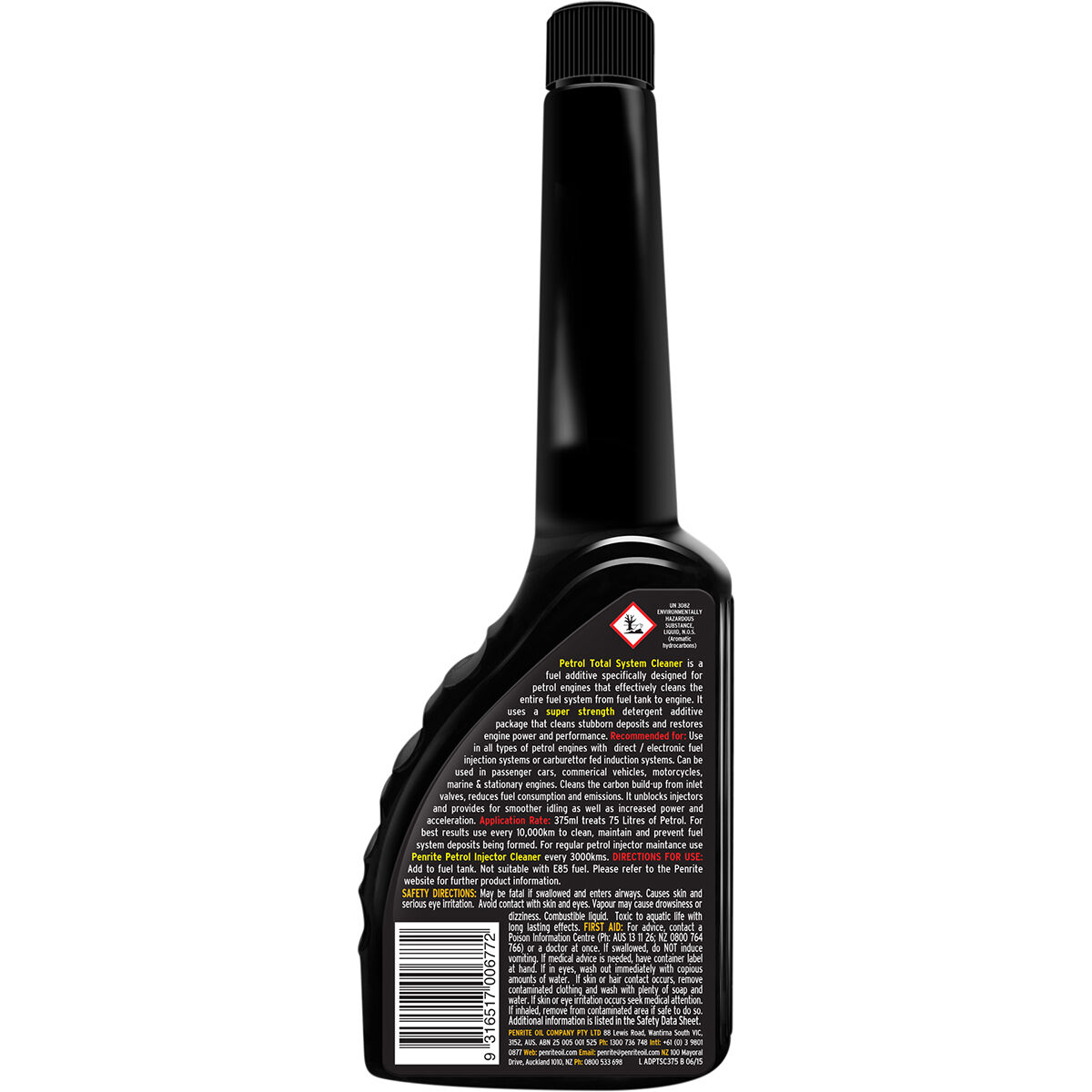 Penrite Petrol Total System Cleaner - 375ml, , scaau_hi-res