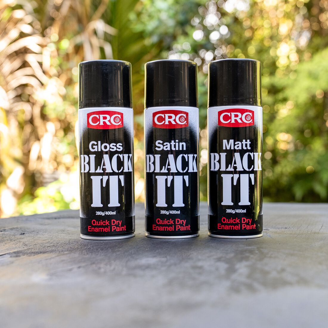 CRC Black It Enamel Paint, Gloss Black - 280g / 400ml, , scaau_hi-res