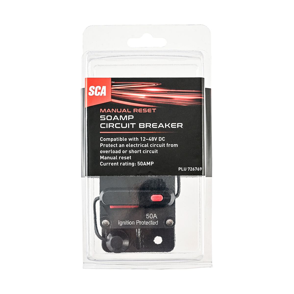 SCA Circuit Breaker - Manual Reset - 50 Amp, , scaau_hi-res