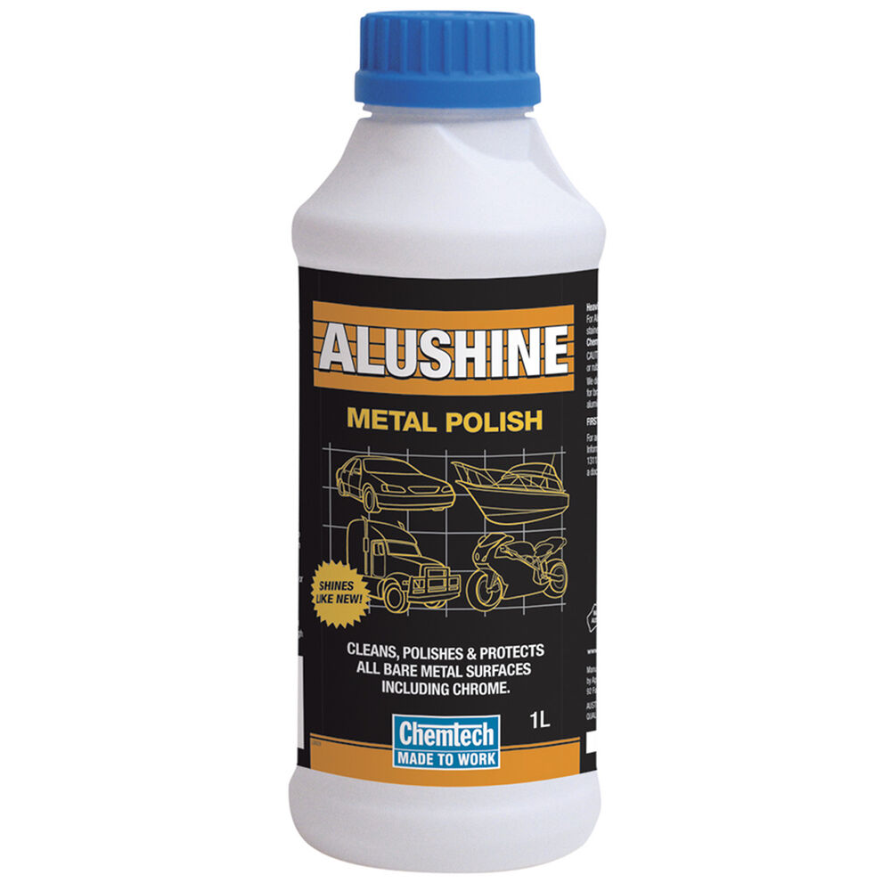 car 1 litre polish Auto Alushine 1   Polish Chemtech Metal Litre Supercheap
