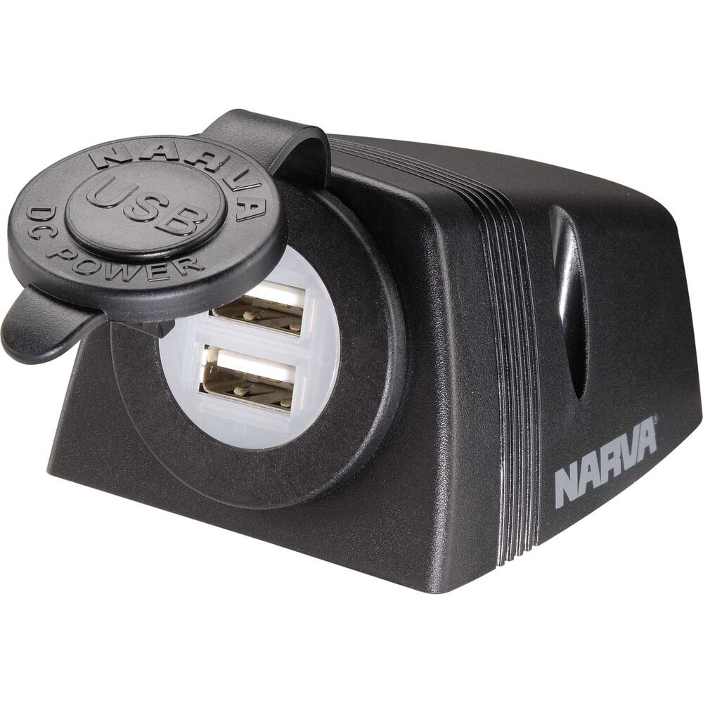 12V Surface Mount Dual USB Supercheap Auto