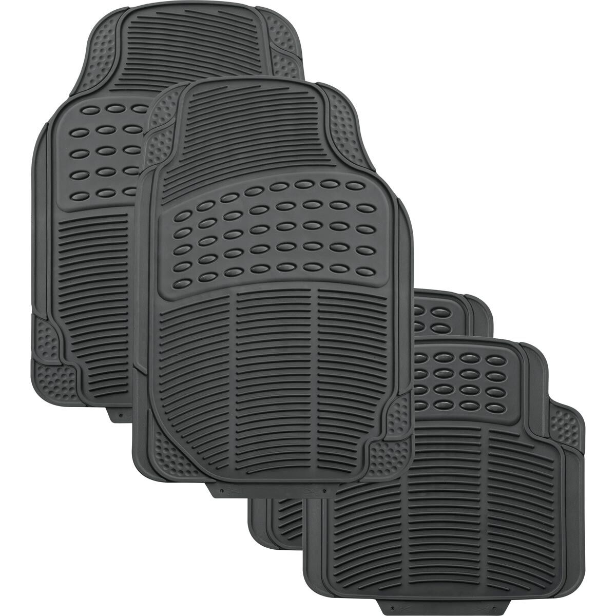 SCA Defend Car Floor Mats Grey Set of 4 Supercheap Auto