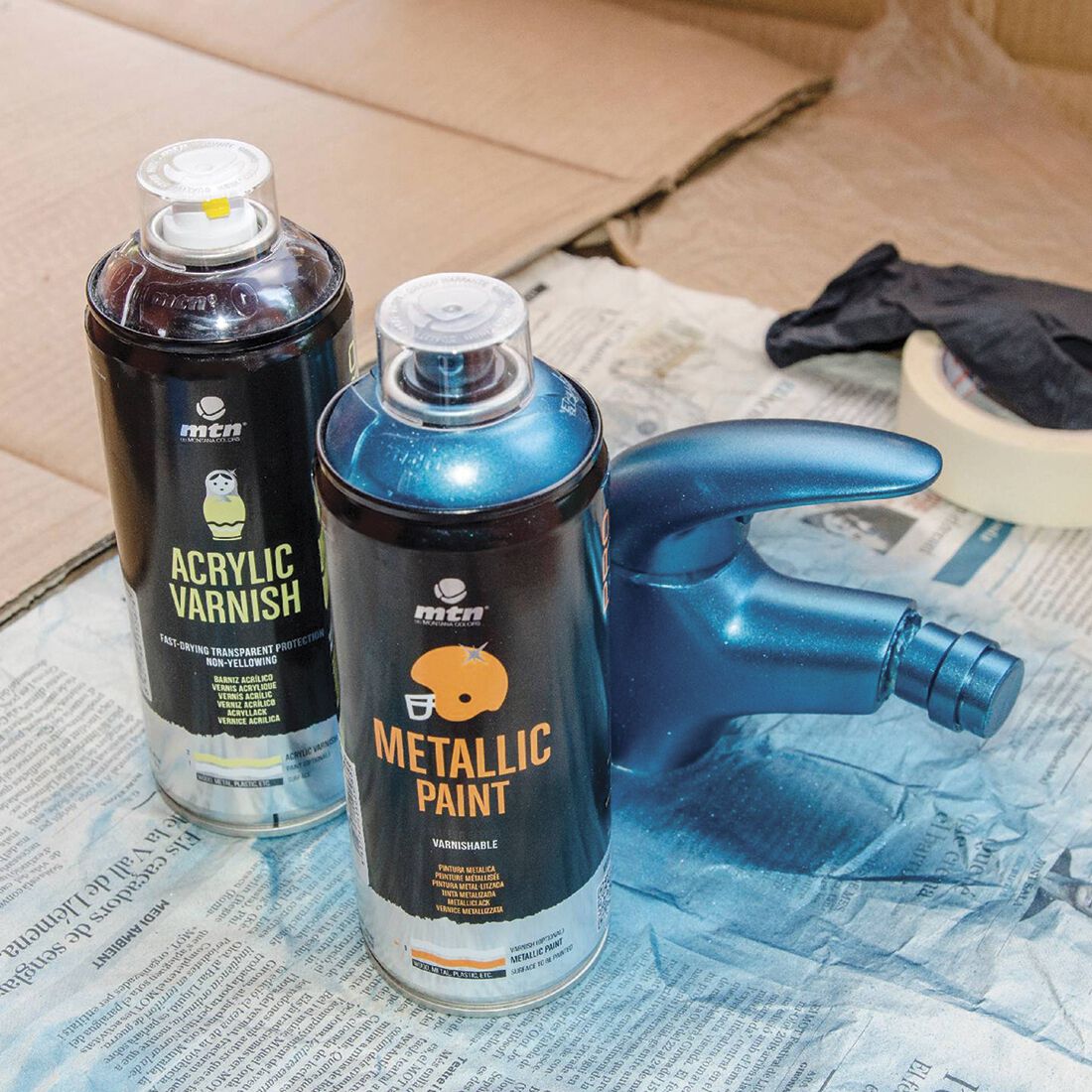 MTN Pro Metallic Violet Spray Paint 400mL, , scaau_hi-res