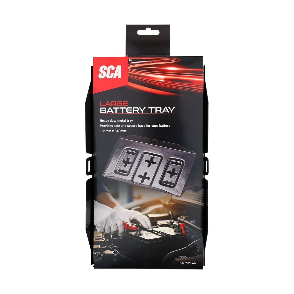 SCA Heavy Duty Battery Tray - Large, , scaau_hi-res