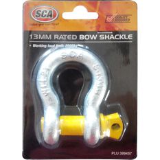 SCA Bow Shackle - Rated to 2000kg, Galvanised, 13mm, , scaau_hi-res