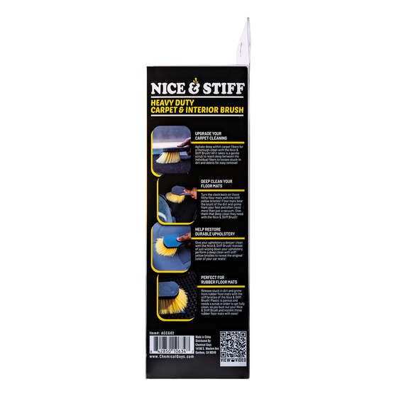 Chemical Guys Nice & Stiff Heavy Duty Carpet & Interior Brush, , scaau_hi-res