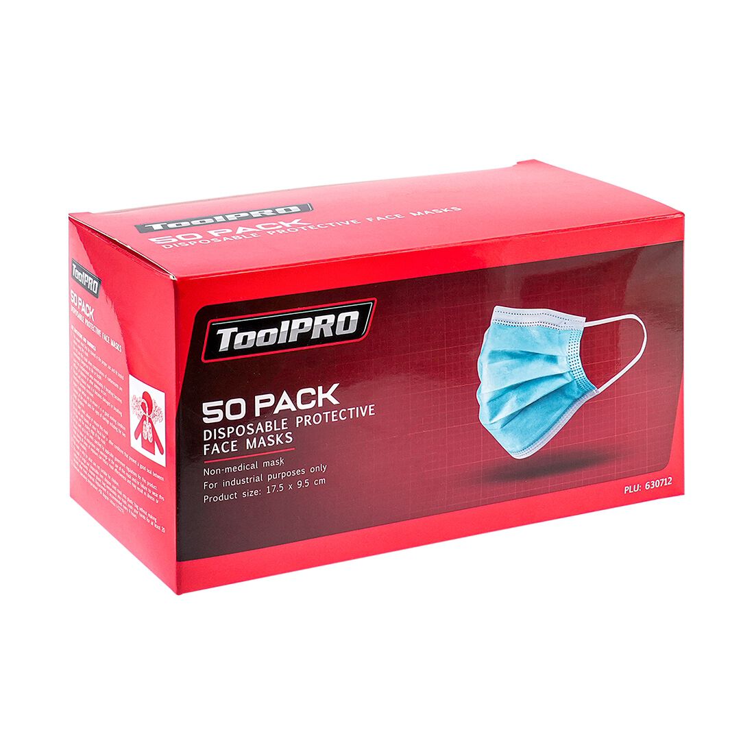 ToolPRO Disposable Protective Face Masks 50 pack, , scaau_hi-res