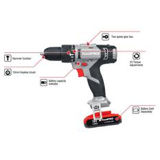 ToolPRO 18V Hammer Drill Skin, , scaau_hi-res