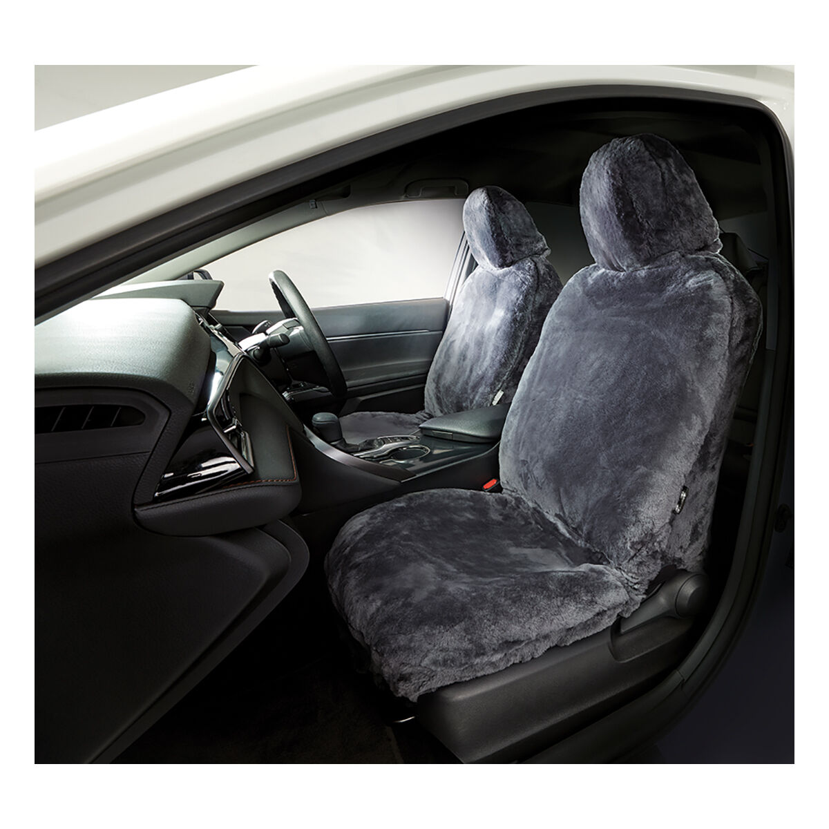 Platinum cloud sheepskin seat covers top