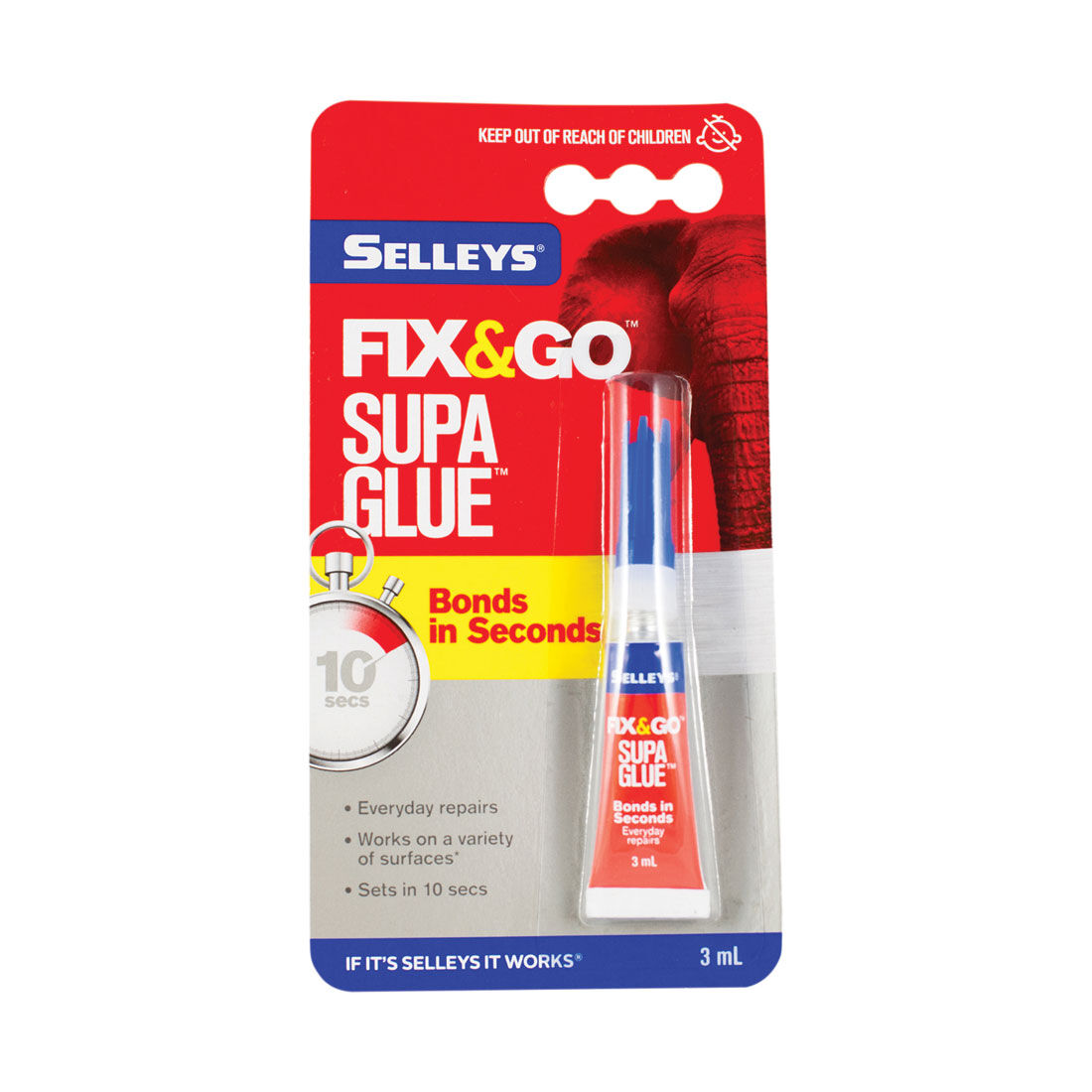 Selleys Fix &amp; Go Supa Glue 3mL, , scaau_hi-res