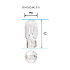ENDURALIGHT Automotive Globes - Wedge 12V, 21W, T-20, , scaau_hi-res