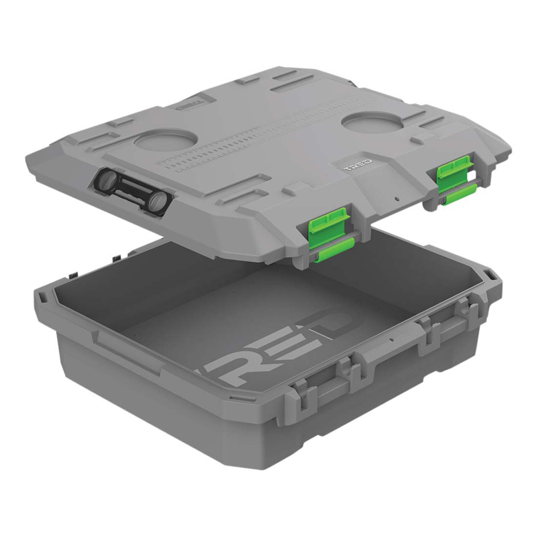 TRED Shallow Storage Box 25L Grey, , scaau_hi-res