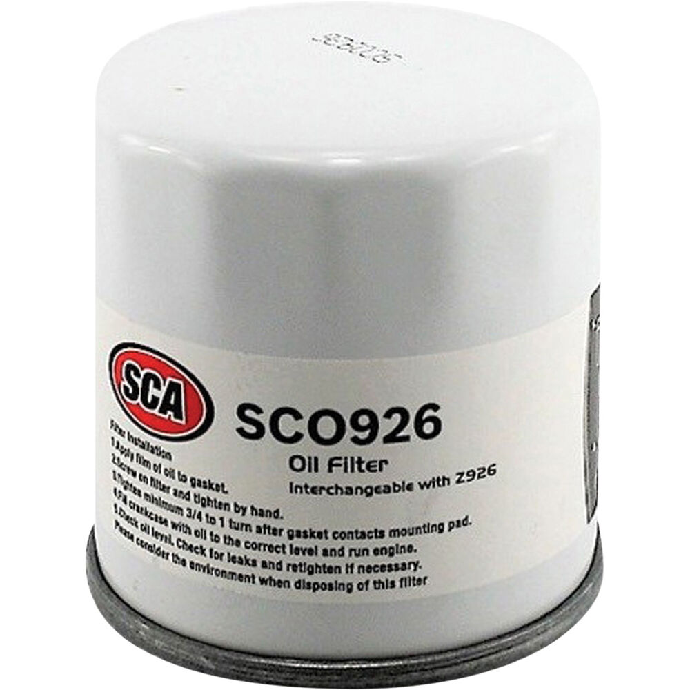 SCA Oil Filter SCO926 (Interchangeable with Z926) Supercheap Auto