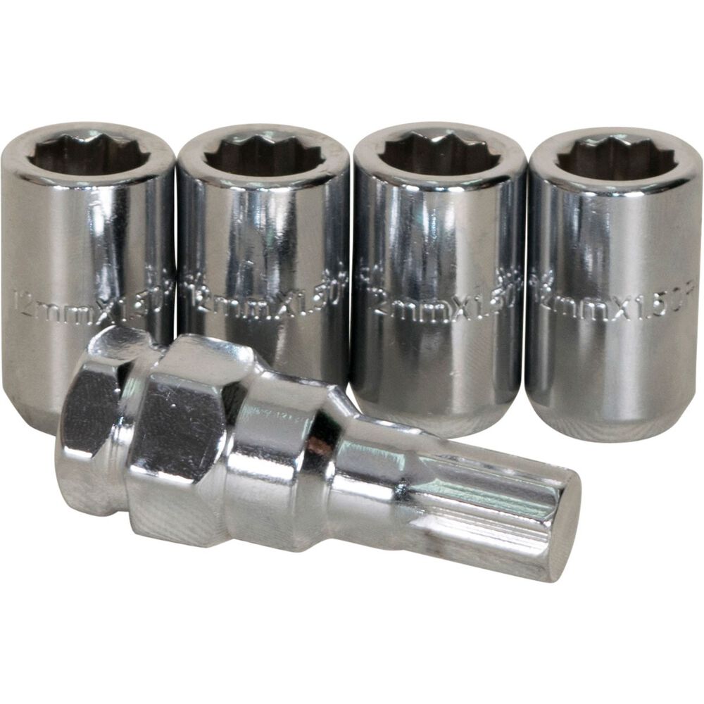 Calibre Wheel Nuts Tapered Slim Chrome Slimn 12mm X 1 50mm Supercheap Auto