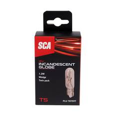SCA Incandescent Globe - T5 12V 1.2W - 2 Pack, , scaau_hi-res